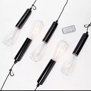 BrightEase Set of 5 Battery Powered Indoor/Outdoor Hang Lights